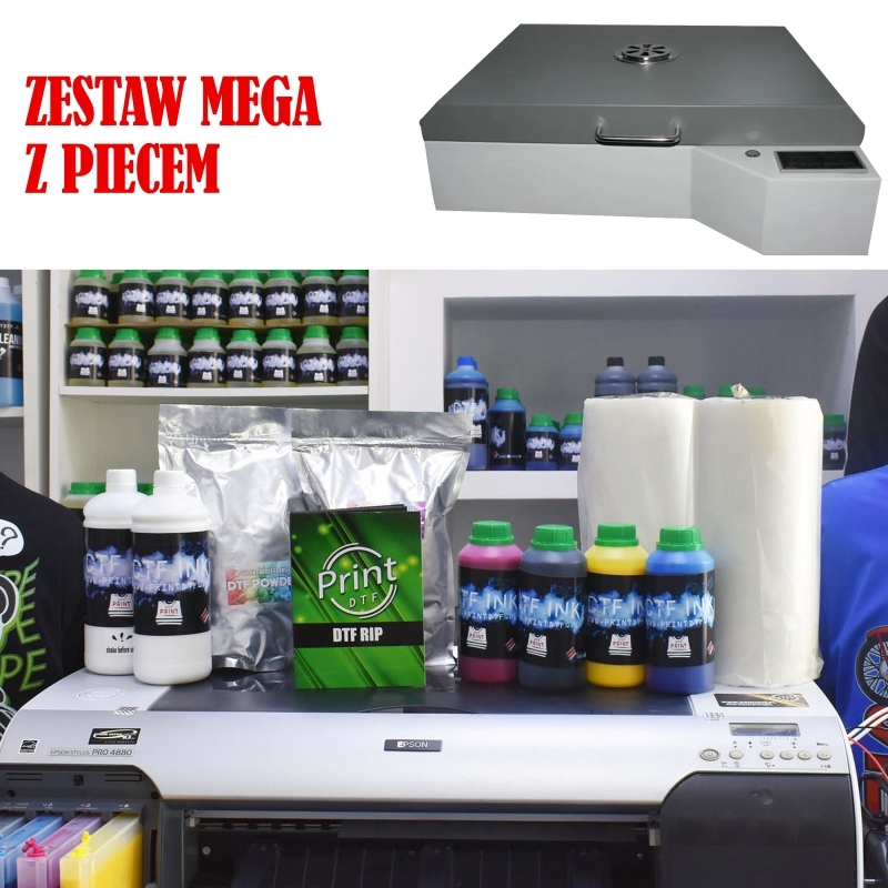 EPSON STYLUS PRO 4880 ZESTAW  MEGA DTF ZE SZKOLENIEM+RIP A2 + PIEC